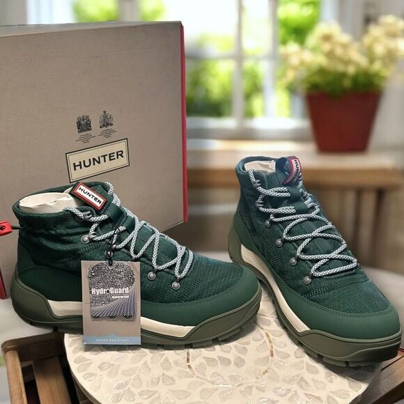 Hunter Travel Explorer Boot Thicket Green Waterproof Hiking Outdoor Men’s 11 EU main image 6